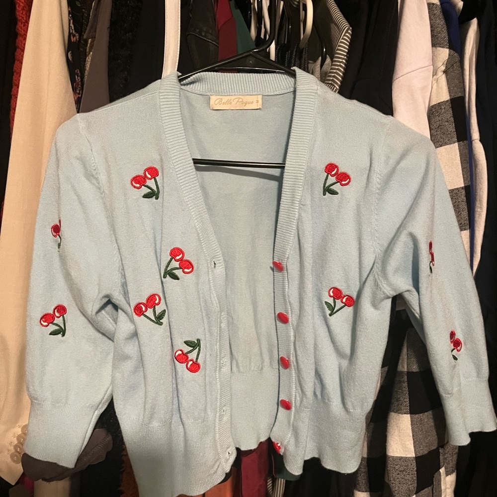 Cherry cardigan
